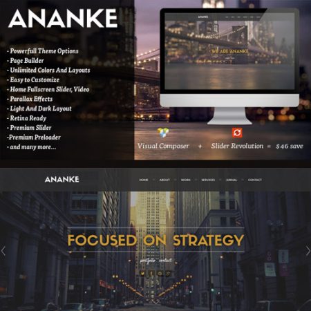 Ananke - One Page Parallax WordPress Theme