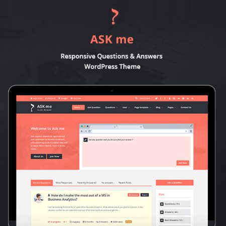 Ask Me - Responsive Questions & Answers WordPress