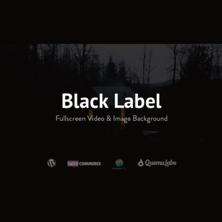 Black Label - Fullscreen Video & Image Background