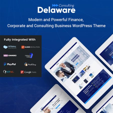 Delaware - Consulting and Finance WordPress Theme