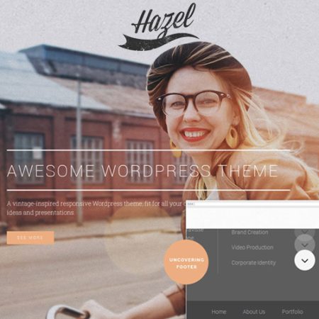 Hazel - Multi-Concept Creative WordPress Theme