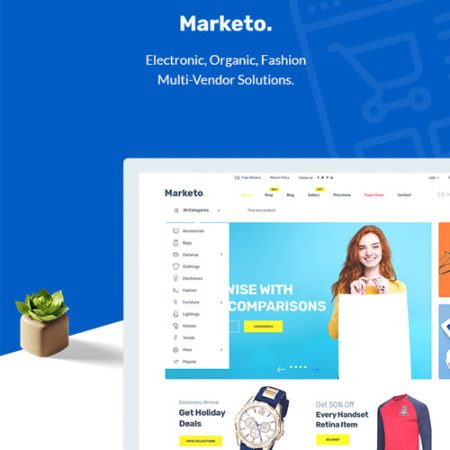 Marketo - eCommerce & Multivendor Marketplace Woocommerce WordPress Theme