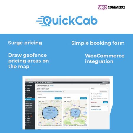 QuickCab: WooCommerce Taxi Booking Plugin