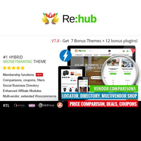 REHub - Price Comparison, Affiliate Marketing, Multi Vendor Store, Community Theme