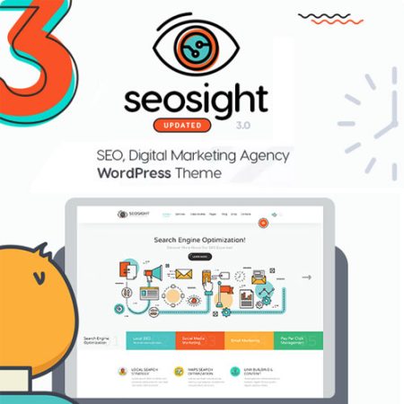 Seosight - SEO, Digital Marketing Agency WP Theme with Shop