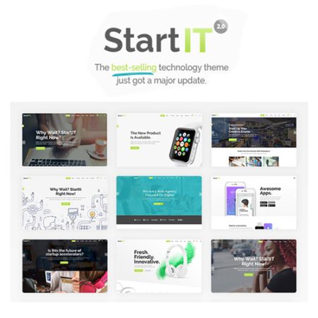 Startit - A Fresh Startup Business Theme