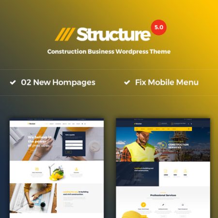 Structure - Construction WordPress Theme