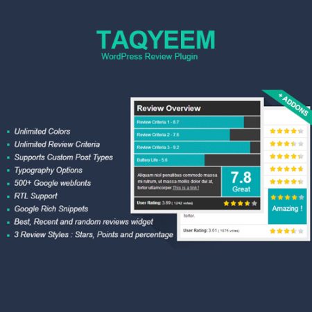 Taqyeem - WordPress Review Plugin