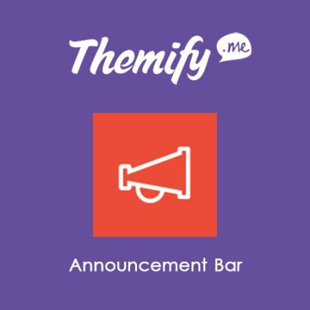 Themify Announcement Bar