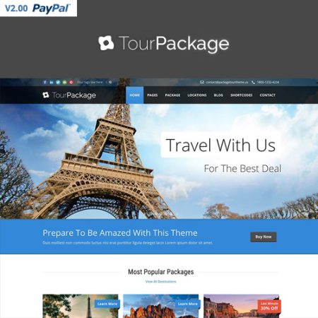 Tour Package - Wordpress Travel/Tour Theme