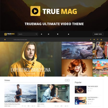 True Mag - WordPress Theme for Video and Magazine