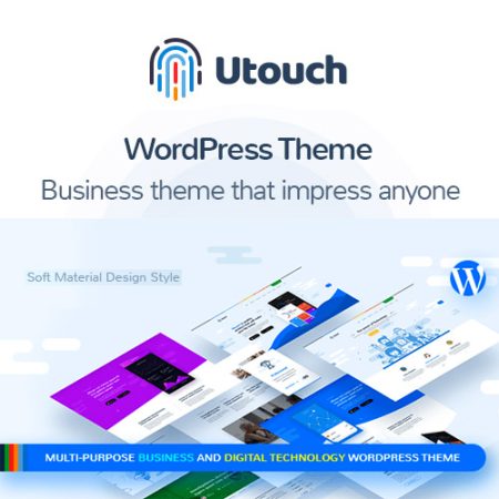 Utouch Startup - Multi-Purpose Business and Digital Technology WordPress Theme