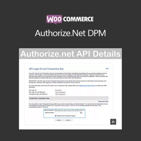 Woocommerce Authorize.net Dpm