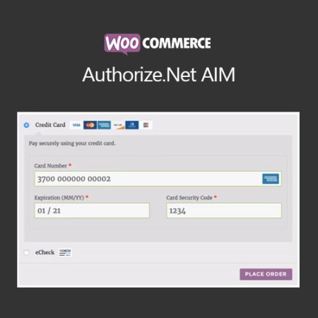 Woocommerce Authorize.net Aim