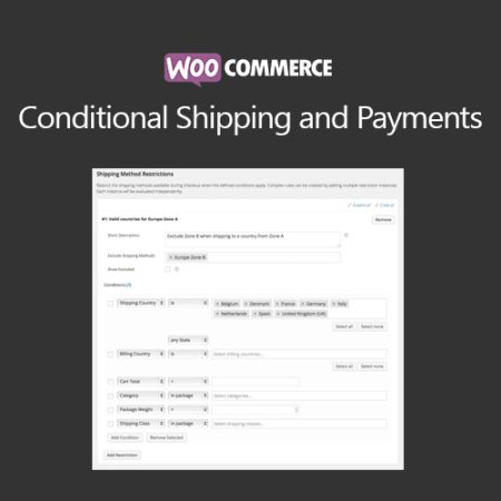 Woocommerce Conditional Shipping And Payments