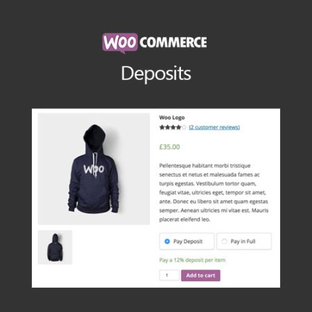 Woocommerce Deposits