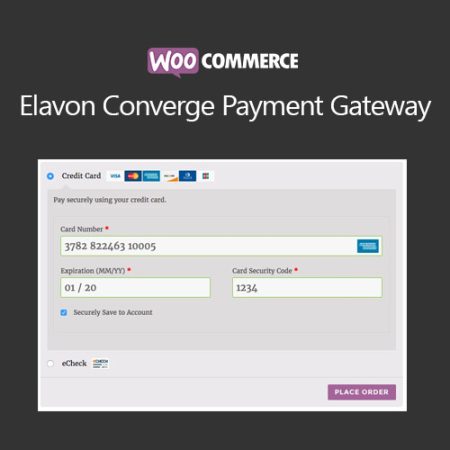 Woocommerce Elavon Converge Payment Gateway