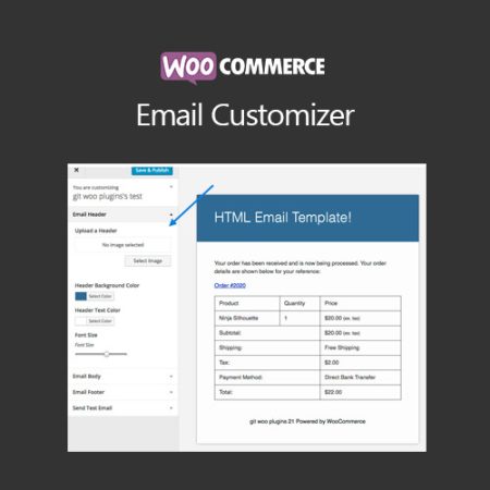 Woocommerce Email Customizer