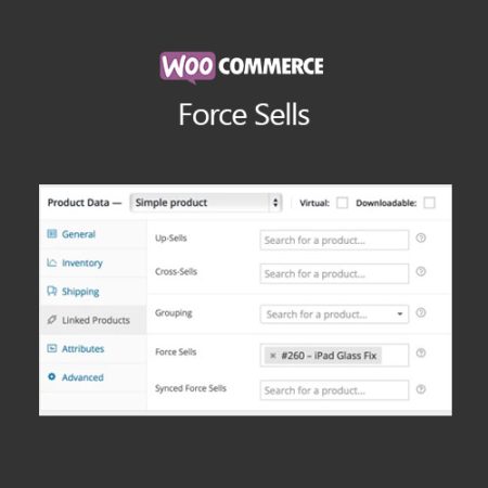 Woocommerce Force Sells