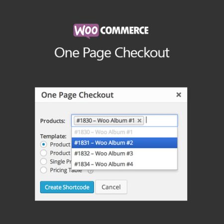 Woocommerce One Page Checkout