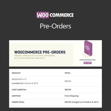 Woocommerce Pre Orders