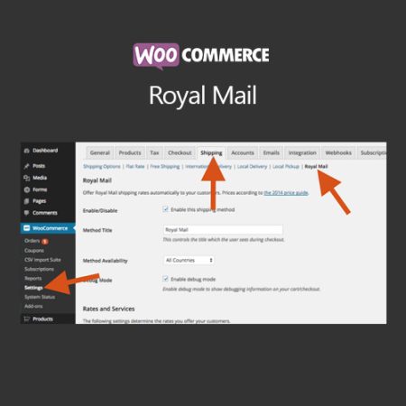 Woocommerce Royal Mail