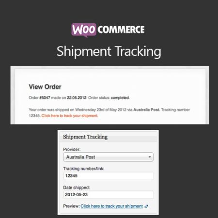 Woocommerce Shipment Tracking