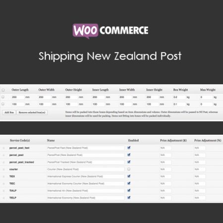 WooCommerce Shipping New Zealand Post