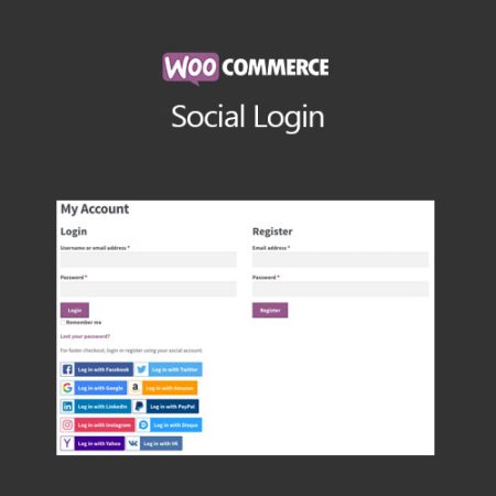 Woocommerce Social Login