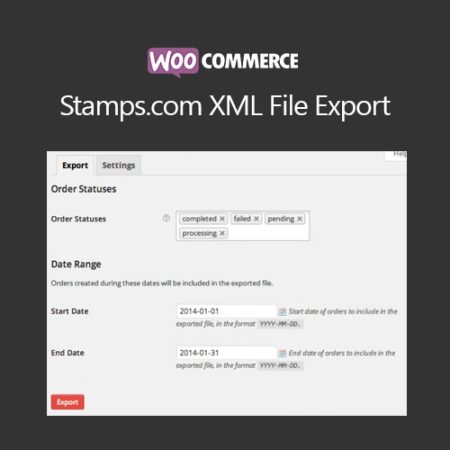 Woocommerce Stamps.com Xml File Export