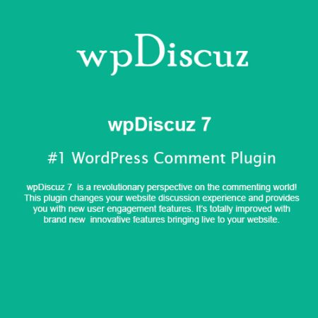 Wpdiscuz #1 Wordpress Comment Plugin