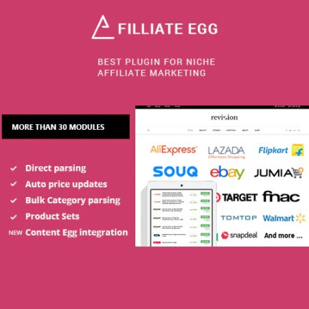 Affiliate Egg Niche Affiliate Marketing Wordpress Plugin