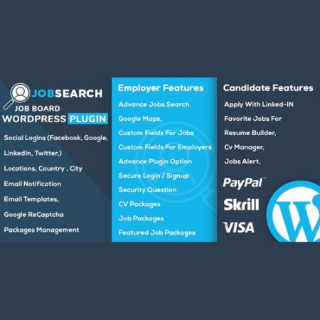 Jobsearch Wp Job Board Wordpress Plugin