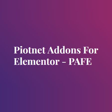 Piotnet Addons For Elementor Pro