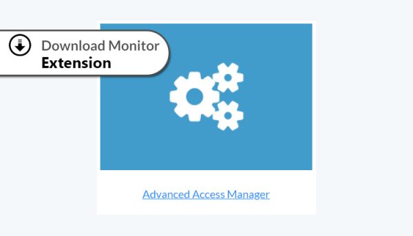 Download Monitor Advanced Access Manager Extension