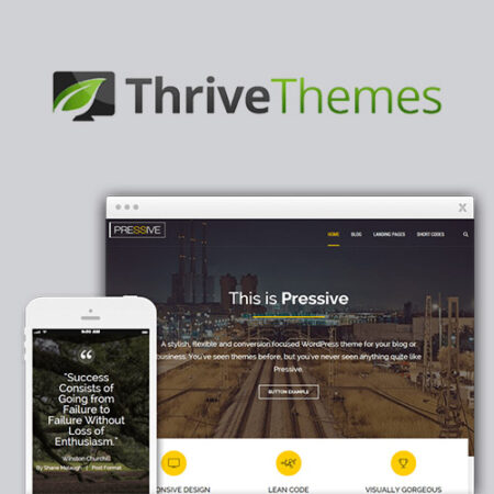 thrive themes pressive wordpress theme